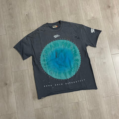 Roughplay T Shirts 2026 Western-style streetwear rhinestone short-sleeve tee