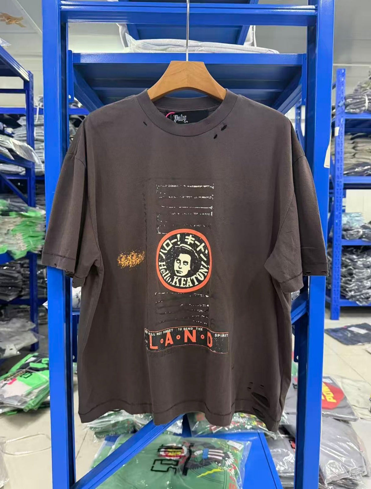 Paly Hollywood T Shirts Heavyweight high-quality pure cotton streetwear