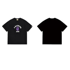 Bathing Shark print T Shirts High-quality 100% cotton streetwear