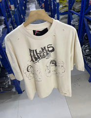 Paly Hollywood T Shirts Heavyweight high-quality pure cotton streetwear