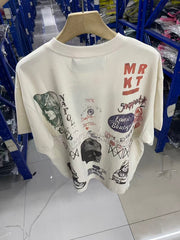 Paly Hollywood T Shirts Heavyweight high-quality pure cotton streetwear