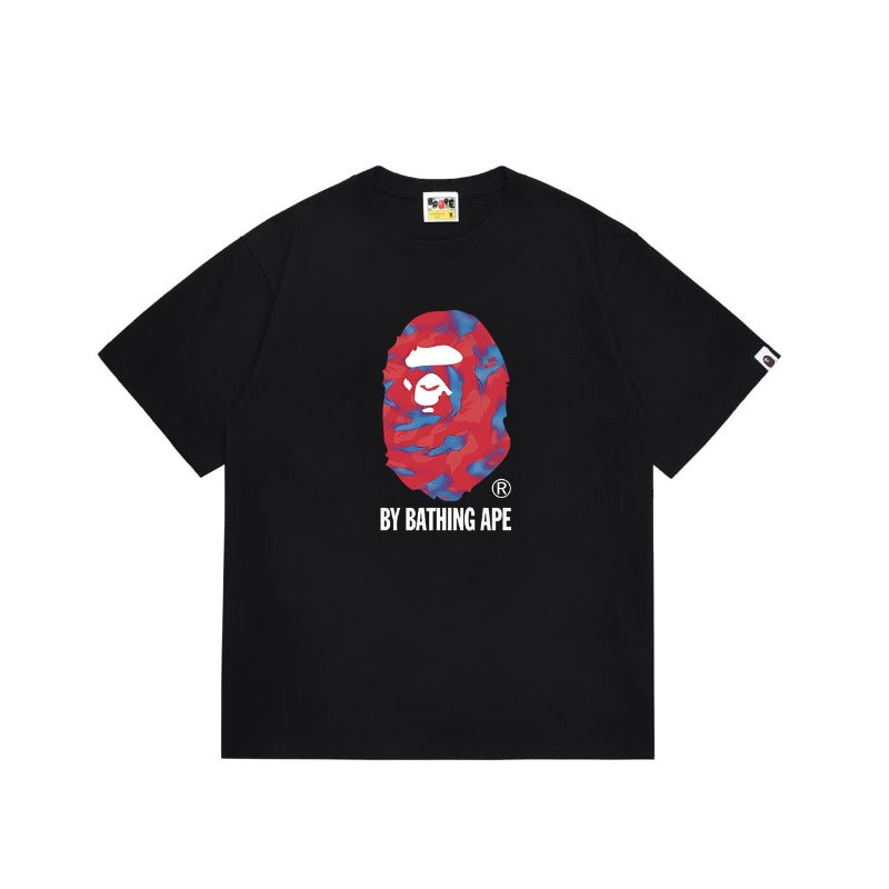 Bathing Shark print T Shirts High-quality 100% cotton streetwear