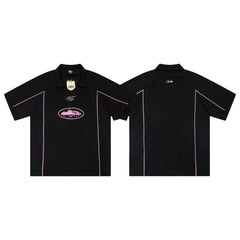 CORTEIZ T-shirt Blokecore Piping Trim Polo Rugby Shirt