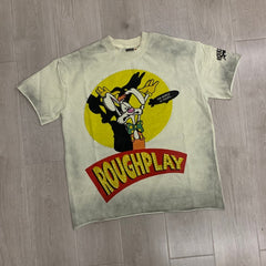 Roughplay T Shirts "Don’t Shoot" Rhinestone Short-Sleeve Tee