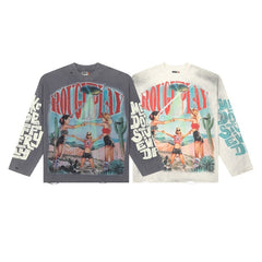 Roughplay Long sleeved shirt Together 2026 SS: Latest Rhinestone Designs from Trendy Euro-American Brands