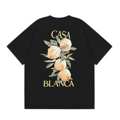 Casablanca T SHIRTS High-quality pure cotton streetwear