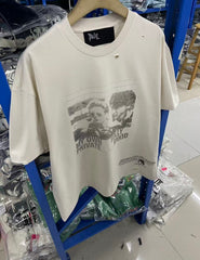 Paly Hollywood T Shirts Heavyweight high-quality pure cotton streetwear