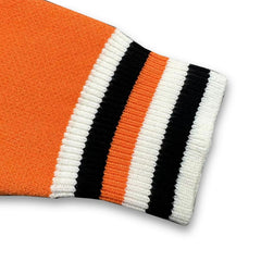 RHUDE knit sweater Henley Button Collar Mixed Stripe Block Knit Pullover