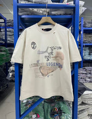 Paly Hollywood T Shirts Heavyweight high-quality pure cotton streetwear