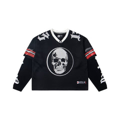 Godspeed Long sleeved shirts Mesh hole High-quality trendy pure cotton spring and autumn