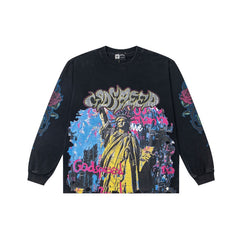 Godspeed Long sleeved shirts High-quality trendy pure cotton spring and autumn