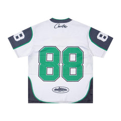 CORTEIZ T-shirt Y2K Blockcore Speed Star 88 Printed Oversized Mesh Jersey