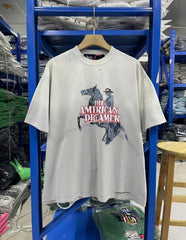 Paly Hollywood T Shirts Heavyweight high-quality pure cotton streetwear