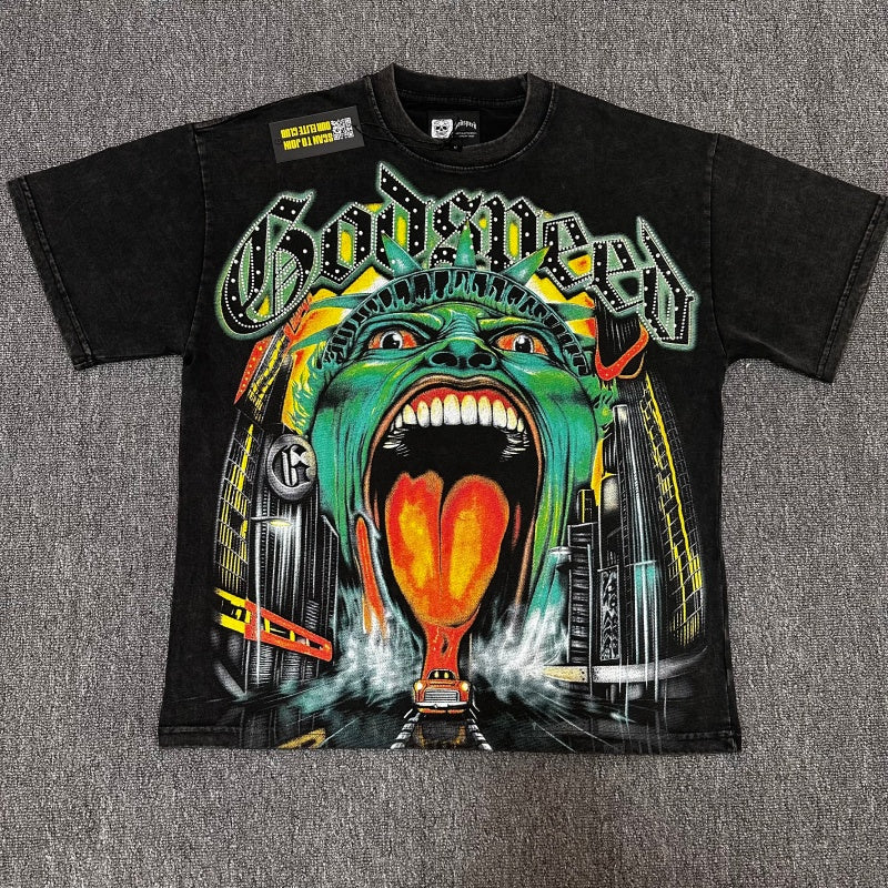 Godspeed T Shirts 100% pure cotton 260g fabric Streetwear fashion