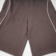 CORTEIZ Shorts Black Loose Fit Sporty Piping Track Shorts – Streetwear Edition