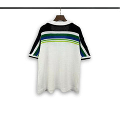 Casablanca knitted short-sleeved sweater Button Front Pocket Knit Two Piece