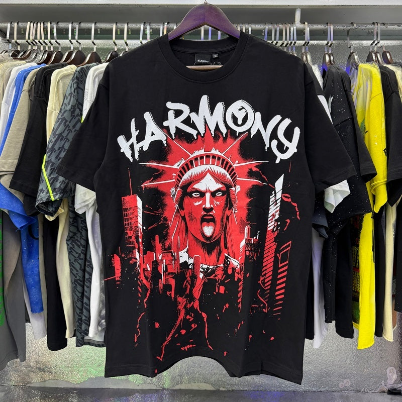 Harmony T Shirts Statue of Liberty parody print