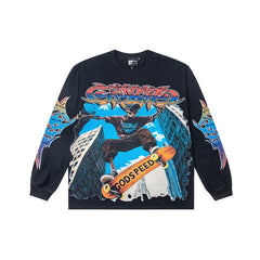 Godspeed Long sleeved shirts High-quality trendy pure cotton spring and autumn