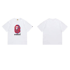Bathing Shark print T Shirts High-quality 100% cotton streetwear