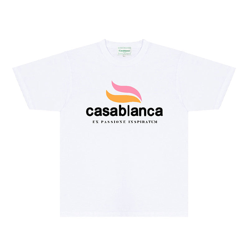 Casablanca T Shirts Street High-quality pure cotton