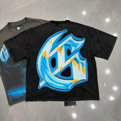 Godspeed T Shirts Cosmic Alien Face Washed Vintage Blouse