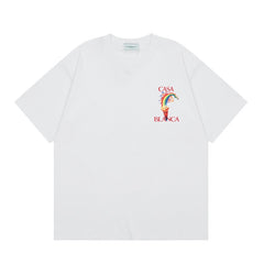 Casablanca T SHIRTS High-quality pure cotton streetwear