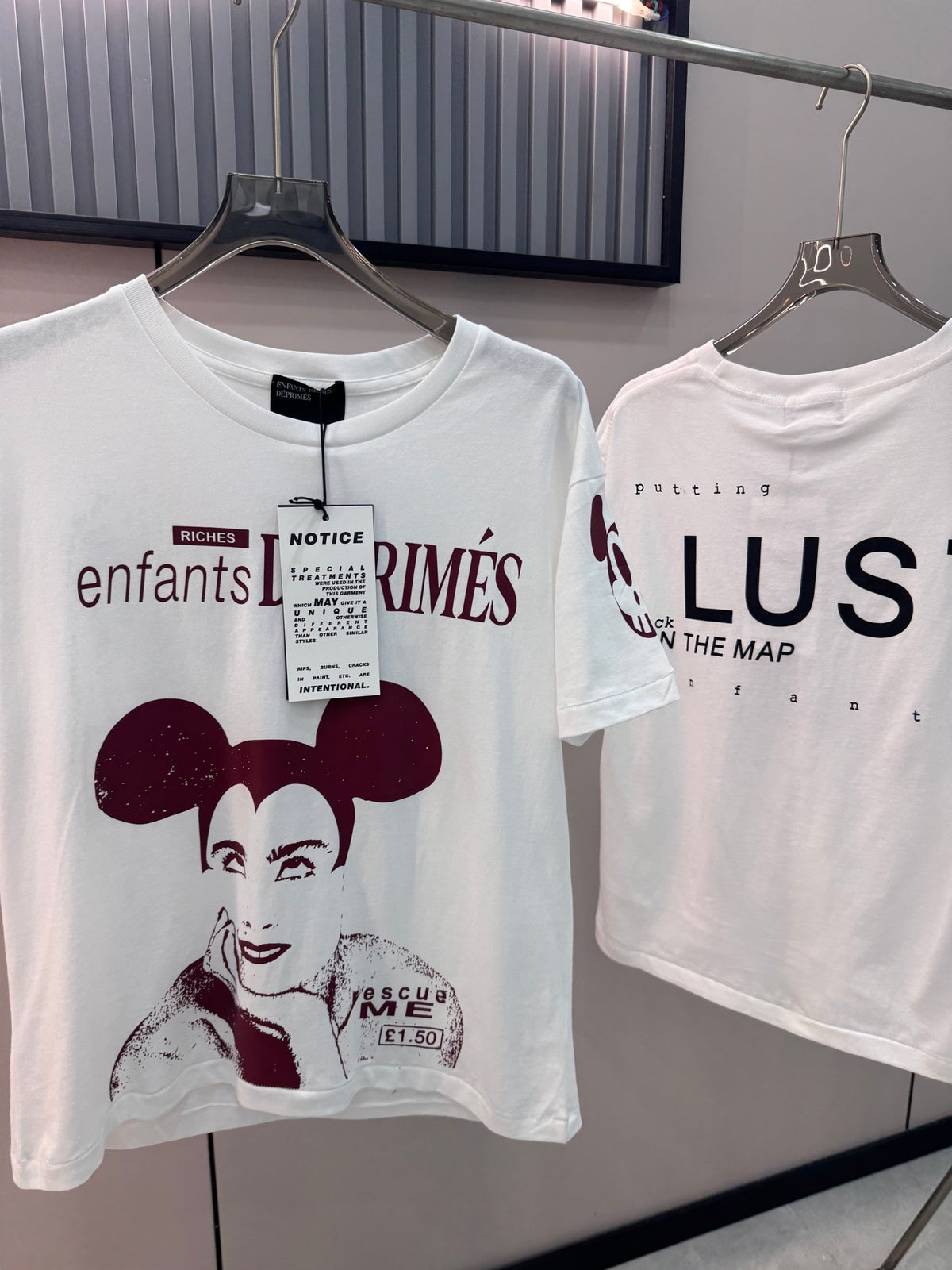 ERD T Shirts High-quality 260gsm fabric – trendy streetwear Mickey Mouse portrait