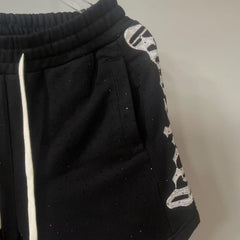 Godspeed Shorts Streetwear Gothic Font Terry Shorts