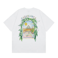 Casablanca T SHIRTS High-quality pure cotton streetwear