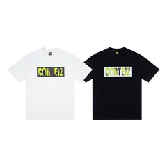 CORTEIZ T-shirt Y2K Heavyweight Letter Box Print Oversized T-Shirt