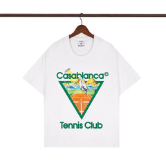 Casablanca T SHIRTS High-quality pure cotton streetwear