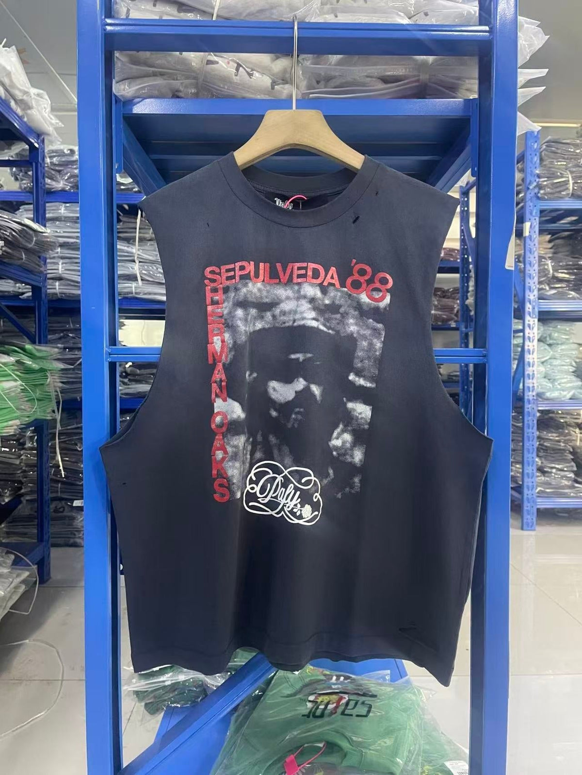 Paly Hollywood T Shirts Heavyweight high-quality pure cotton streetwear