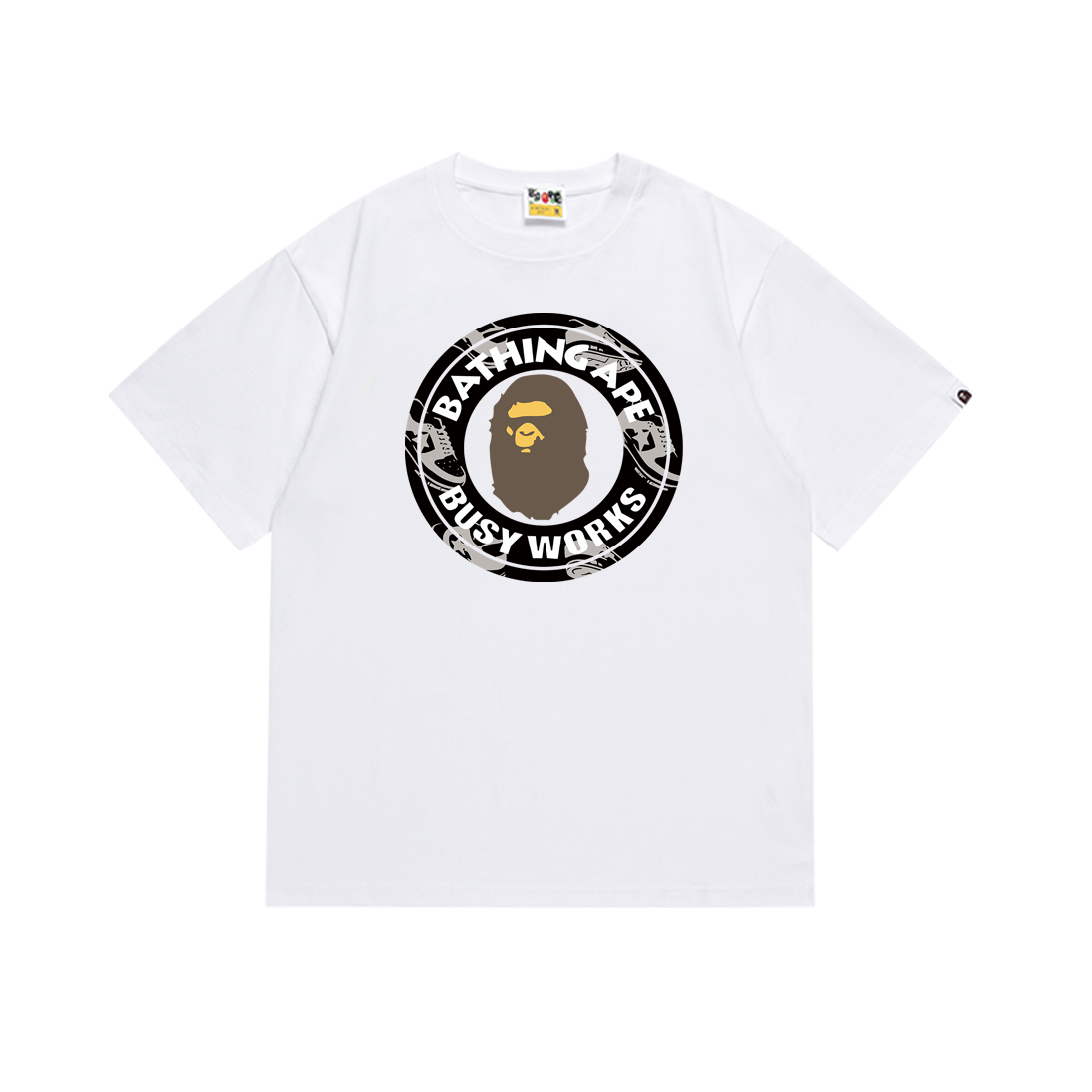 Bathing Shark print T Shirts