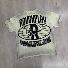 Roughplay T Shirts "Don’t Shoot" Rhinestone Short-Sleeve Tee