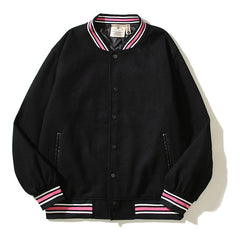 American-style baseball jacket American-style trendy high-street streetwear featuring back-panel graffiti, slogan, and lettering with intricate, high-density embroidery¡ªembodying the vibe aesthetic.