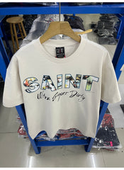 Saint Michael T Shirts High-quality, trendy pure cotton clothing