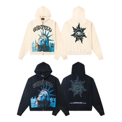 Godspeed Hoodie High-quality trendy pure cotton jacket Cardigan for spring and autumn