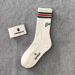 Bathing Shark print Socks ape head socks men and women medium tube towel bottom outdoor actual combat elite training sports basketball socks