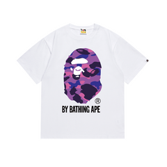 Bathing Shark print T Shirts