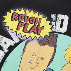 Roughplay T Shirts Beavis & Butt-Head Van – Streetwear Style (Rhinestone & White Ink Direct-to-Garment Print)