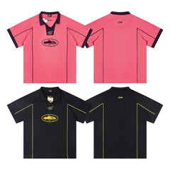 CORTEIZ T-shirt Blokecore Piping Trim Polo Rugby Shirt