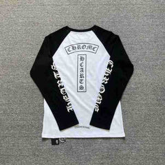CHH Chrome Heart Long Sleeve Shirt Unisex Fashion Loose Long Sleeve Shirt