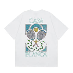 Casablanca T SHIRTS High-quality pure cotton streetwear