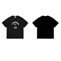 Bathing Shark print T Shirts High-quality 100% cotton streetwear