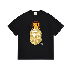 Bathing Shark print T Shirts