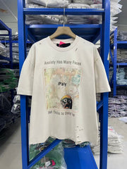 Paly Hollywood T Shirts Heavyweight high-quality pure cotton streetwear