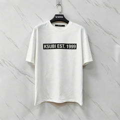 KSUBI T SHIRTS High-quality 260g 32-count double-yarn pure cotton streetwear—suitable for all seasons.