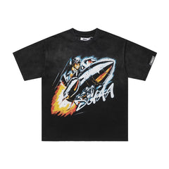 DUAA T Shirts High-quality pure cotton trendy unisex heavyweight