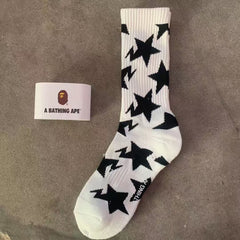 Bathing Shark print Socks ape head socks men and women medium tube towel bottom outdoor actual combat elite training sports basketball socks