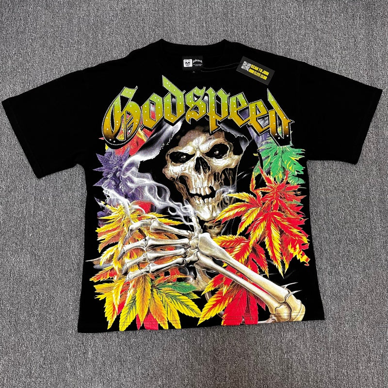 Godspeed T Shirts 100% pure cotton 260g fabric Streetwear fashion
